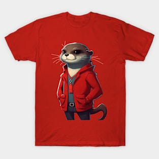 Mr. Otter Detective on the Case T-Shirt